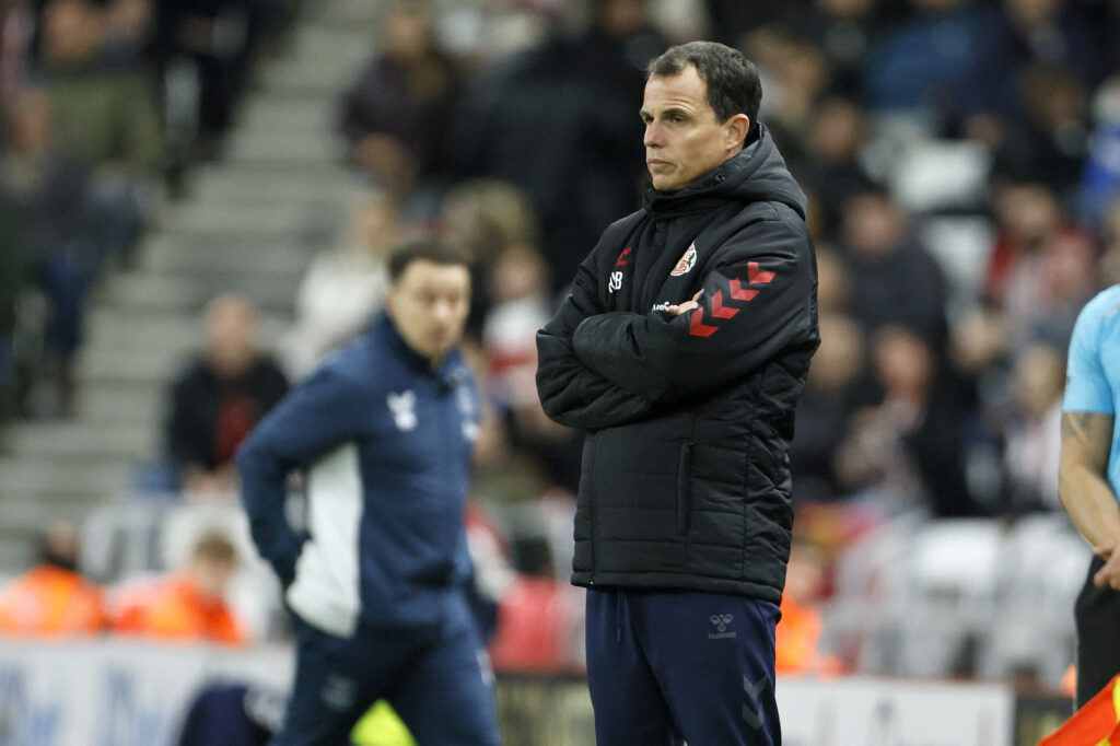 Regis Le Bris during Sunderland v Everton - Premier League