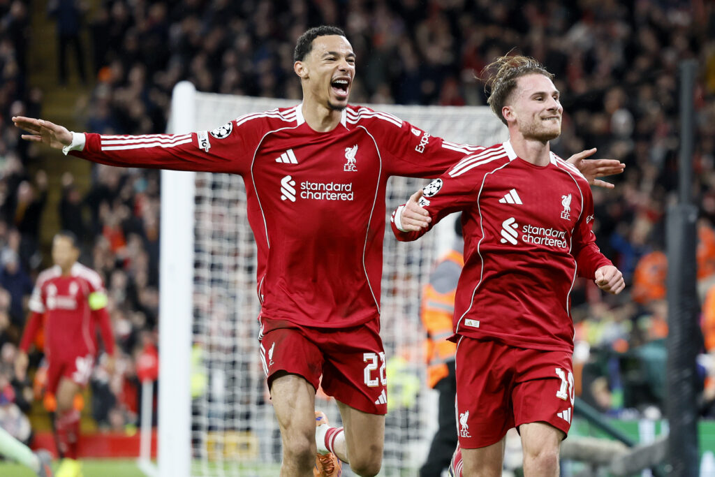 Alexis Mac Allister scores for Liverpool vs Real Madrid