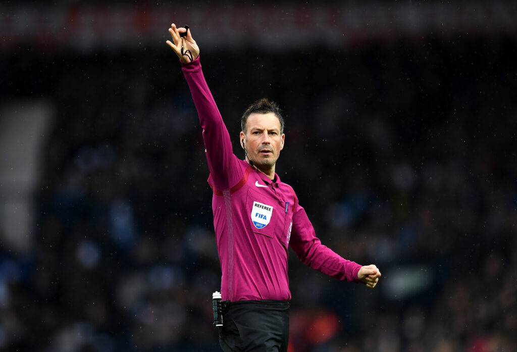Mark Clattenburg during West Bromwich Albion v AFC Bournemouth - Premier League