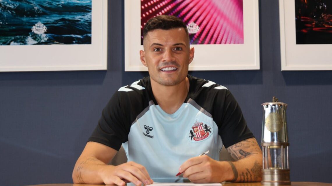 Sunderland's new signing Granit Xhaka.