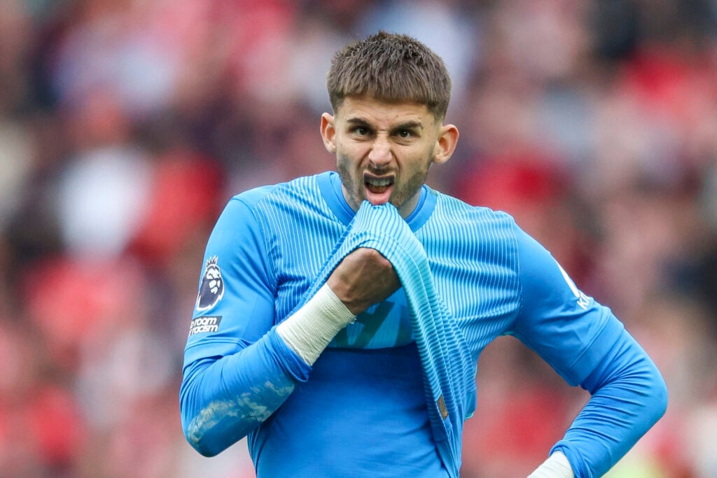 Guglielmo Vicario during Tottenham Hotspur v Nottingham Forest - Premier League