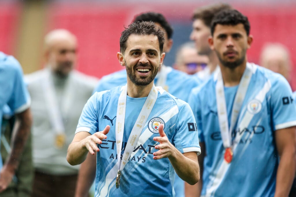Bernardo Silva after Chelsea v Manchester City - Emirates FA Cup Final